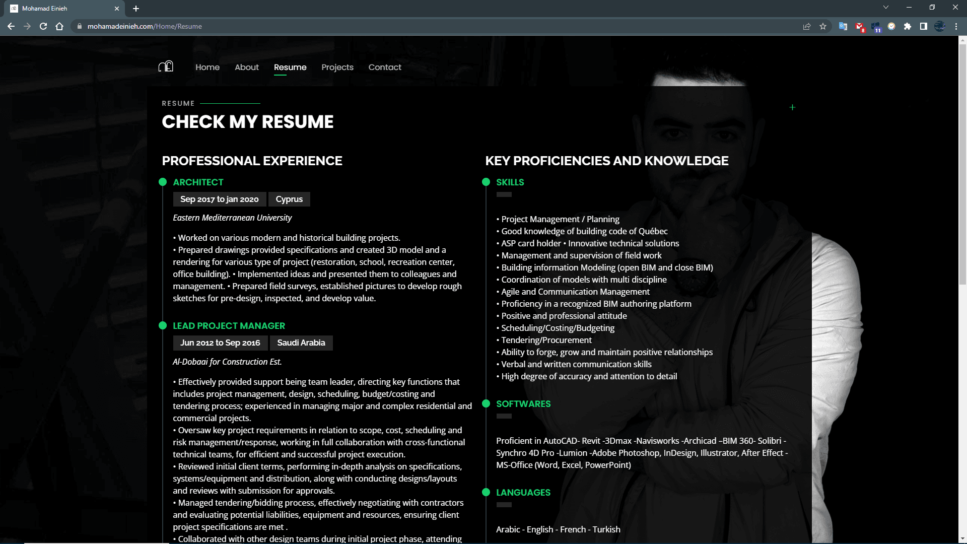 Portfolio screenshot