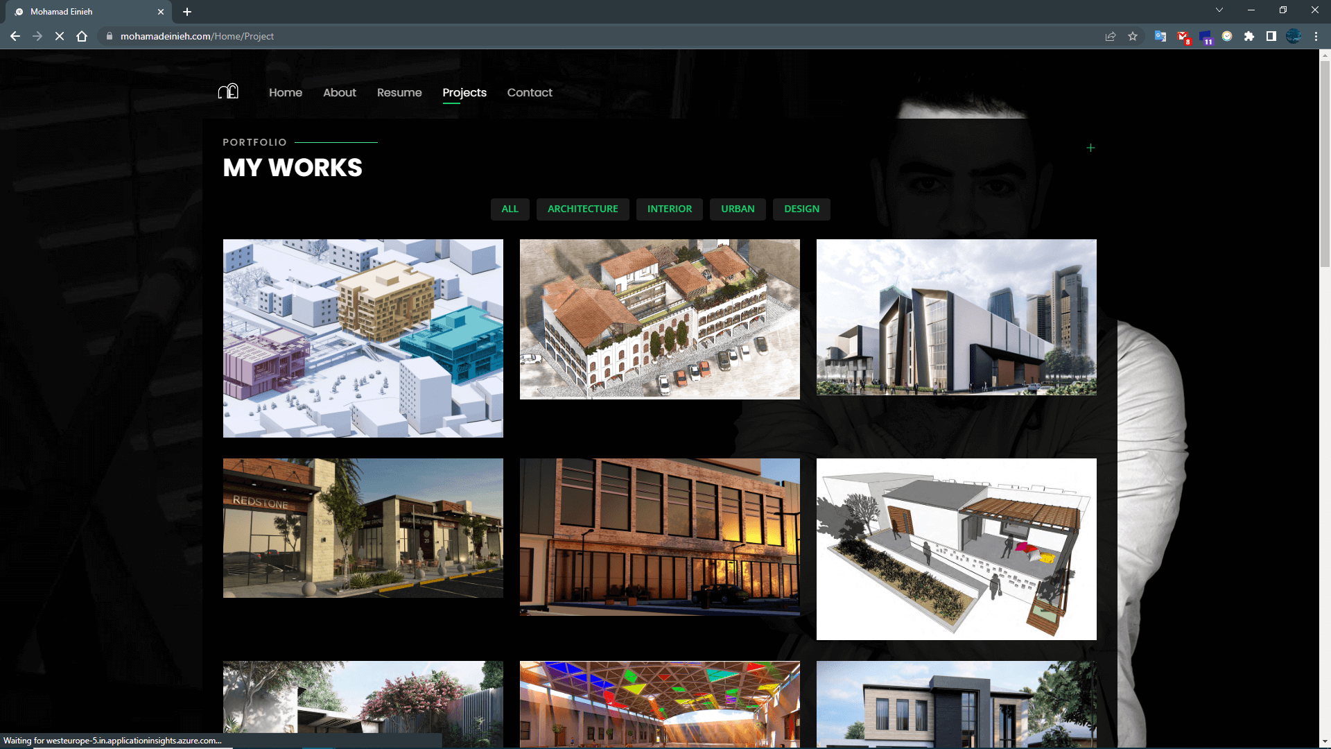 Portfolio screenshot