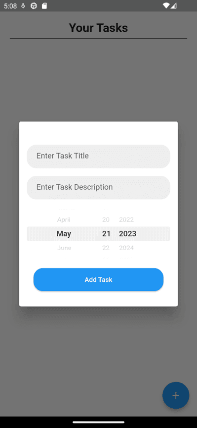 Task Management app screenshot