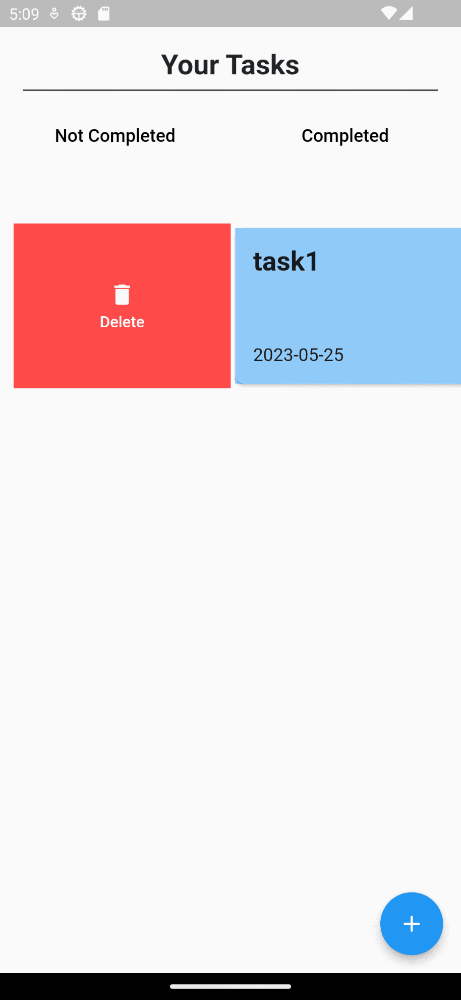 Task Management app screenshot